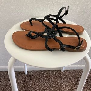 Braided Thong Sandals